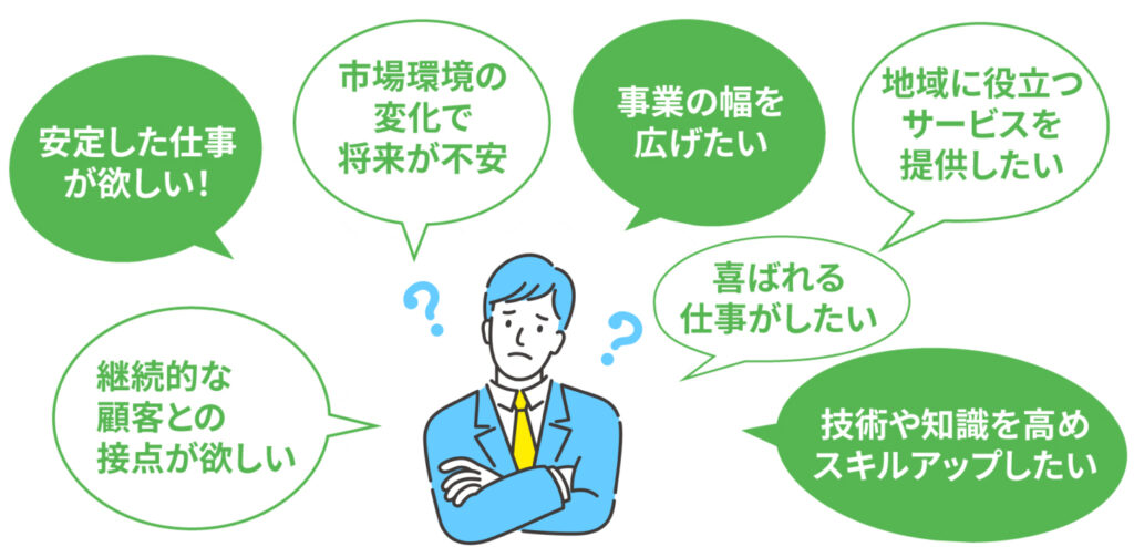 貴社の仕事上でこんな悩みありませんか